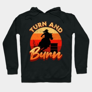 Turn and Burn Barrel Racing Hoodie